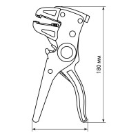 Автоматический съемник изоляции TDM ELECTRIC МастерЭлектрик СИ-6А сечение зачищаемого провода 0,25-6 мм2  SQ1003-0103