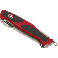 Нож Victorinox RangerGrip 78, 130 мм, 12 функций, красный с черным 0.9663.MC