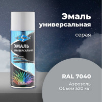 Универсальная акриловая эмаль SKYRON серая RAL7040 SR-17040