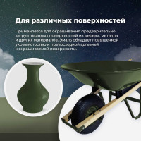 Универсальная акриловая эмаль SKYRON защитно-оливковая RAL6014 SR-16014