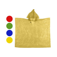 Плащ-дождевик Ecos Пончо эконом на липучке, 35 мкм ПВД 102785