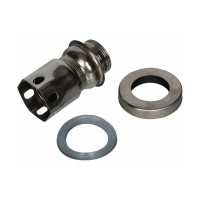 Смеситель WISENT для кухни с гибким изливом из нержавеющей стали W74004-9