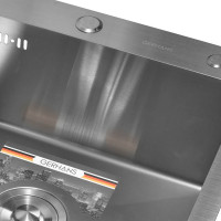 Кухонная мойка из нержавеющей стали GERHANS K 37851-R 11088