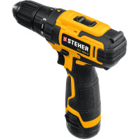 Дрель-шуруповерт STEHER 12В, 2 АКБ 2Ач CD-120-2