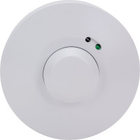 Датчик движения TDM ELECTRIC ДДМ-03П 5,8ГГц, 1200Вт, 10-720с, 1-8м, 3+лк, 180 сбоку+360 сверху гр, IP33 SQ0324-0028