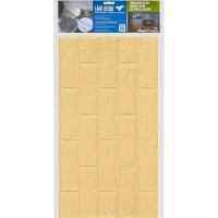 3D панель мягкая самоклеящаяся LAKO Классический кирпич (бежевый; 70х77 см) LKD-01-04-06