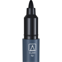 Маркер перманентный двухсторонний Berlingo "Multiline PE55" черный, пулевидный, 0,5/1мм, 10 шт. BMd_07101