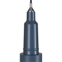 Маркер перманентный двухсторонний Berlingo "Multiline PE55" черный, пулевидный, 0,5/1мм, 10 шт. BMd_07101