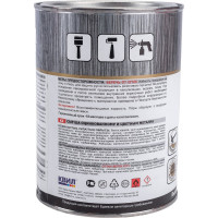 Эмаль по оцинкованным и цветным металлам HardMax RAL 7040 серый, банка 0.9 кг 4690417070879