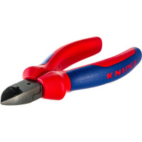 Бокорезы Knipex, 125 мм, 62 HRC, чёрн., 2-к ручки, KN-7002125SB