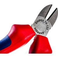 Бокорезы Knipex, 125 мм, 62 HRC, чёрн., 2-к ручки, KN-7002125SB
