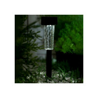 Садовый фонарь на солнечной батарее Luazon "Трапеция ретро" 36 см, d 5,5 см, 1 led, пластик 5392326