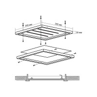 Светодиодный светильник Jazzway PPL PRO-5 595/U OPAL 36Вт 6500К IP40 3960лм ДВО/ДПО универс. 310мА 38мм 5025189