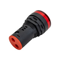 Лампа ANDELI AD16-22DS, LED, матрица, d22мм, красный, 24В, AC/DC ADL10-144