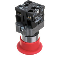Кнопка Грибок без подсветки XB2-BС45 красный 1NO 1NC ANDELI артикул ADL10-067
