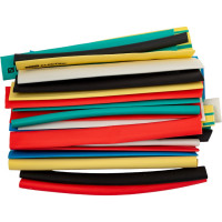 Термоусаживаемая трубка TDM ELECTRIC ТУТнг 4/2, 6/3, 8/4, 10/5, 12/6 набор 7 цветов по 1 шт 100мм SQ0518-0515