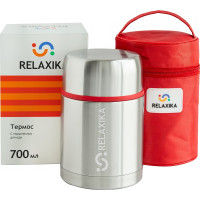 Термос для еды Relaxika 301 0.7 литра, в чехле R301.700.1P