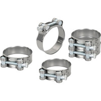 Силовой хомут из нержавеющей стали KRAFT W2, 56-59 мм, уп. 5 шт. KT 880524