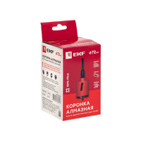 Коронка алмазная Expert DCH-72 Laser (72 мм; M16; SDS-Plus) EKF dch-72-m16