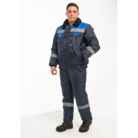 Утепленный костюм СПРУТ ОРИОН темно-синий/васильковый, р. 52-54 (104-108), рост 182-188 128256