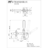 Механический зажим HS CLAMP HS-12130-SS