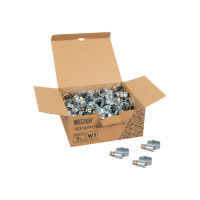 Хомут HELFER W1, 10-16 мм, оцинкованная сталь, уп. 100 шт. HF004036