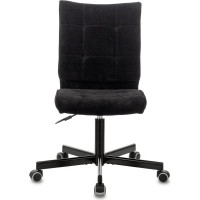 Компьютерное кресло Бюрократ CH-330M чёрный велюр крестовина металл CH-330M/LT-20