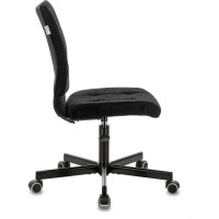 Компьютерное кресло Бюрократ CH-330M чёрный велюр крестовина металл CH-330M/LT-20