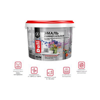 Универсальная эмаль DALI акриловая, глянцевая; база А; Ral 9010; 2.2 кг 221439