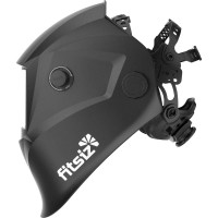 Сварочная маска хамелеон FITSIZ (4/9-13 DIN, 2 дат., окно 93x43 мм) + сменное стекло FSC-С777GL