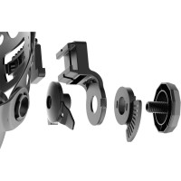 Сварочная маска хамелеон FITSIZ (4/9-13 DIN, 2 дат., окно 93x43 мм) + сменное стекло FSC-С777GL