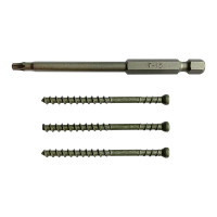 Саморезы с антикоррозийным покрытием для скрытого монтажа террас и фасадов с помощью инструмента Marksman Camo ProTech C4, 60 мм, 700 шт. 0345144