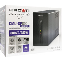 Источник бесперебойного питания CROWN CMU-SP800COMBO USB CM000001873