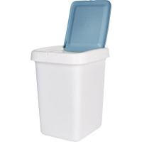 Контейнер для мусора с крышкой Push to Open Spin&Clean Квадра 25л белый SV4143БЛ 220199