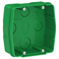 Монтажная коробка для силовых розеток Systeme Electric (Schneider Electric) BLANCA, Зеленый BLNMK000001