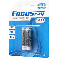 Батарейки Focusray ULTRA ALKALINE LR03 BL2 620506