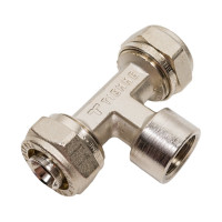 Обжимной тройник Tiemme В, 20x1/2"х20 1600049