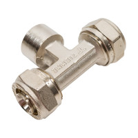 Обжимной тройник Tiemme В, 20x1/2"х20 1600049