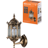 Светильник уличный TDM ELECTRIC "Ампир" 60 Вт, вверх, шагрень/бронза Е27 SQ0330-0087