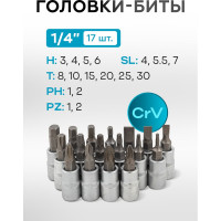 Набор инструментов KingTul 94пр. 1/2 , 1/4 /6гр./4-32мм/ KT-94(2068)