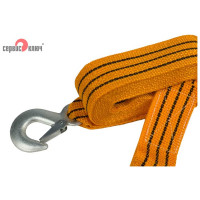 Ленточный трос СЕРВИС КЛЮЧ 5т. в пакете 2 крюка 73705