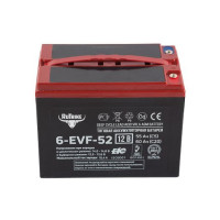 Тяговый аккумулятор 6-EVF-52 12V52A/H C5 Rutrike 022598