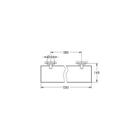 Стеклянная полочка Grohe Essentials, 600 мм 40799001