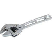 Разводной ключ Jonnesway W27AR8 облегченный, трещоточный, 0-26 мм, L-200 мм 46340