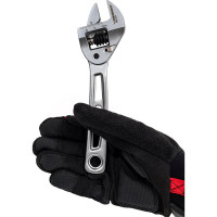 Разводной ключ Jonnesway W27AR8 облегченный, трещоточный, 0-26 мм, L-200 мм 46340