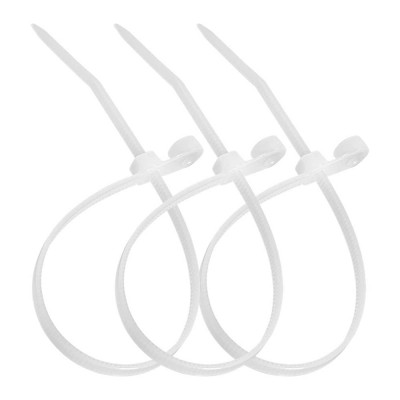 Хомут стяжка нейлоновая SUPRLAN под винт 3,6х150мм белая /100pcs/ 06-1008