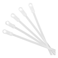 Хомут стяжка нейлоновая SUPRLAN под винт 3,6х150мм белая /100pcs/ 06-1008