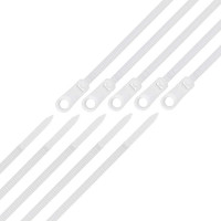 Хомут стяжка нейлоновая SUPRLAN под винт 3,6х150мм белая /100pcs/ 06-1008