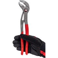 Переставные клещи Knipex Cobra QuickSet, 70 мм (2 3/4"), 300 мм, серые, 1К ручки, KN-8721300SB