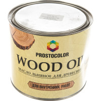 Масло ПРОСТОКОЛОР Prostocolor льняное для древесины WOOD OIL, 2,2 л, 101316